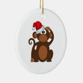 Cartoon Monkey Keramisch Ornament (Rechts)