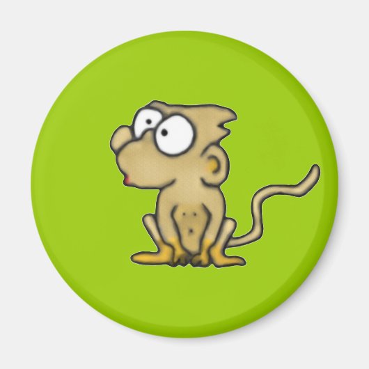 Cartoon Monkey Magnet (Voorkant)