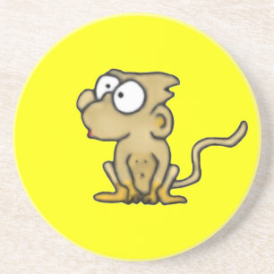 Cartoon Monkey Onderzetter