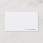 Cartoon Monkey-oproepkaart Contactkaartje (Achterkant)