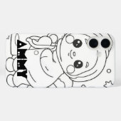 Cartoon Monogrammed Hoesje- Mate iPhone Case-Mate iPhone Case (Achterkant (horizontaal))