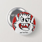 Cartoon Monster Button Lapel Pin (Voorkant /achterkant)