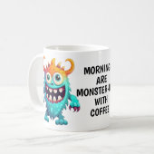 Cartoon Monster Koffiemok (Voorkant links)