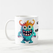 Cartoon Monster Koffiemok (Links)