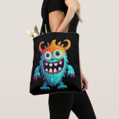 Cartoon Monster Tote Bag (Dichtbij)