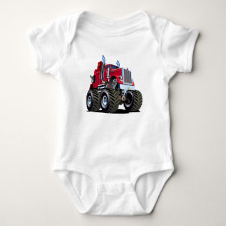 Cartoon Monster tow truck Romper