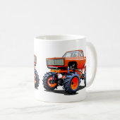Cartoon monster truck koffiemok (Voorkant rechts)