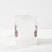 Cartoon monster truck matglas koffiemok (Center)