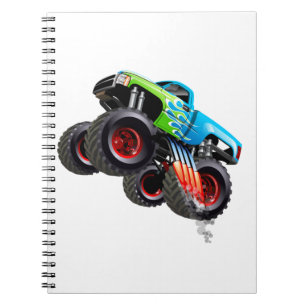 Cartoon Monster Truck Notitieboek