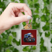 Cartoon monster truck sleutelhanger (Hand)