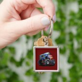Cartoon monster truck sleutelhanger (Hand)