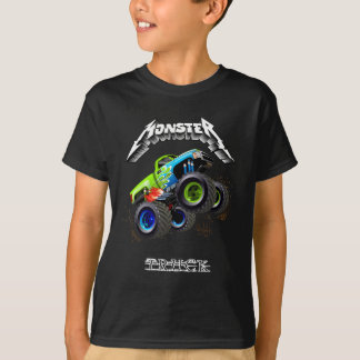 Cartoon monster truck t-shirt