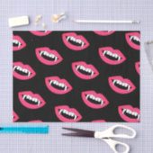 Cartoon Monster Vampire Lips sharp Teeth Fangs Tissuepapier (Craft)