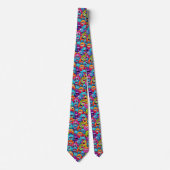 Cartoon Monsters Necktie Stropdas (Voorkant)
