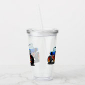 Cartoon monstertruck acryl drinkbeker (Links)