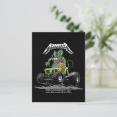Cartoon monstertruck briefkaart (Staand voorkant)