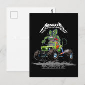 Cartoon monstertruck briefkaart (Voorkant / Achterkant)