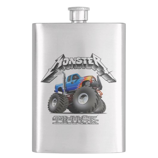 Cartoon monstertruck flacon (Voorkant)