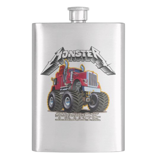 Cartoon monstertruck flacon (Voorkant)