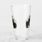 Cartoon monstertruck glas (Links)