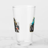 Cartoon monstertruck glas (Rechts)