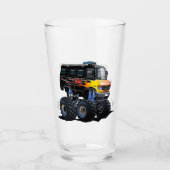 Cartoon monstertruck glas (Voorkant)