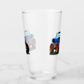 Cartoon monstertruck glas (Links)