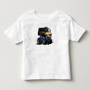 Cartoon monstertruck kinder shirts