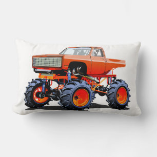 Cartoon monstertruck kussen