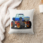 Cartoon monstertruck kussen (Deken)
