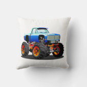 Cartoon monstertruck kussen (Achterkant)