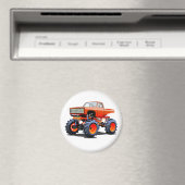 Cartoon monstertruck magneet (Insitu (Vaatwasser))