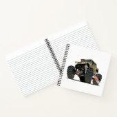 Cartoon monstertruck notitieboek (Binnen)