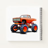 Cartoon monstertruck notitieboek (Achterkant)