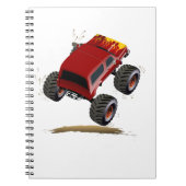 Cartoon monstertruck notitieboek (Voorkant)