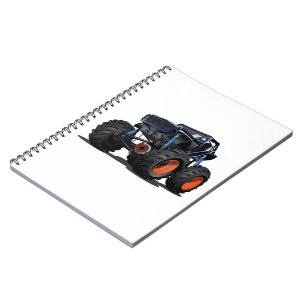 Cartoon monstertruck notitieboek
