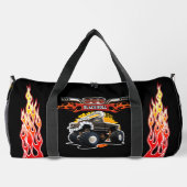 Cartoon monstertruck plunjezak (Achterkant)