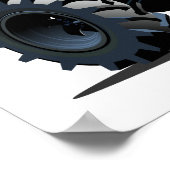 Cartoon monstertruck poster (Hoek)