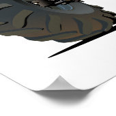 Cartoon monstertruck poster (Hoek)