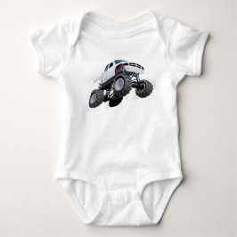 Cartoon monstertruck romper