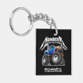 Cartoon monstertruck sleutelhanger (Voorkant Links)