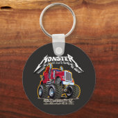 Cartoon monstertruck sleutelhanger (Voorkant)