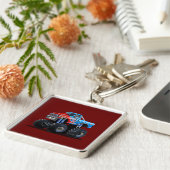 Cartoon monstertruck sleutelhanger (Zijkant)