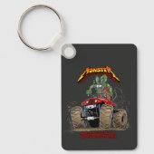 Cartoon monstertruck sleutelhanger (Voorkant)