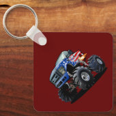 Cartoon monstertruck sleutelhanger (Voorkant)