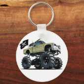 Cartoon monstertruck sleutelhanger (Voorkant)