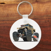 Cartoon monstertruck sleutelhanger (Voorkant)