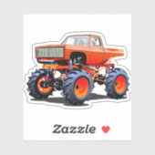 Cartoon monstertruck sticker (Vel)