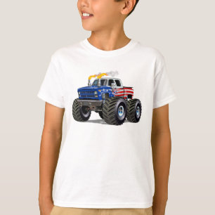 Cartoon monstertruck t-shirt