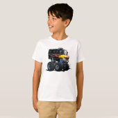 Cartoon monstertruck t-shirt (Voorkant volledig)
